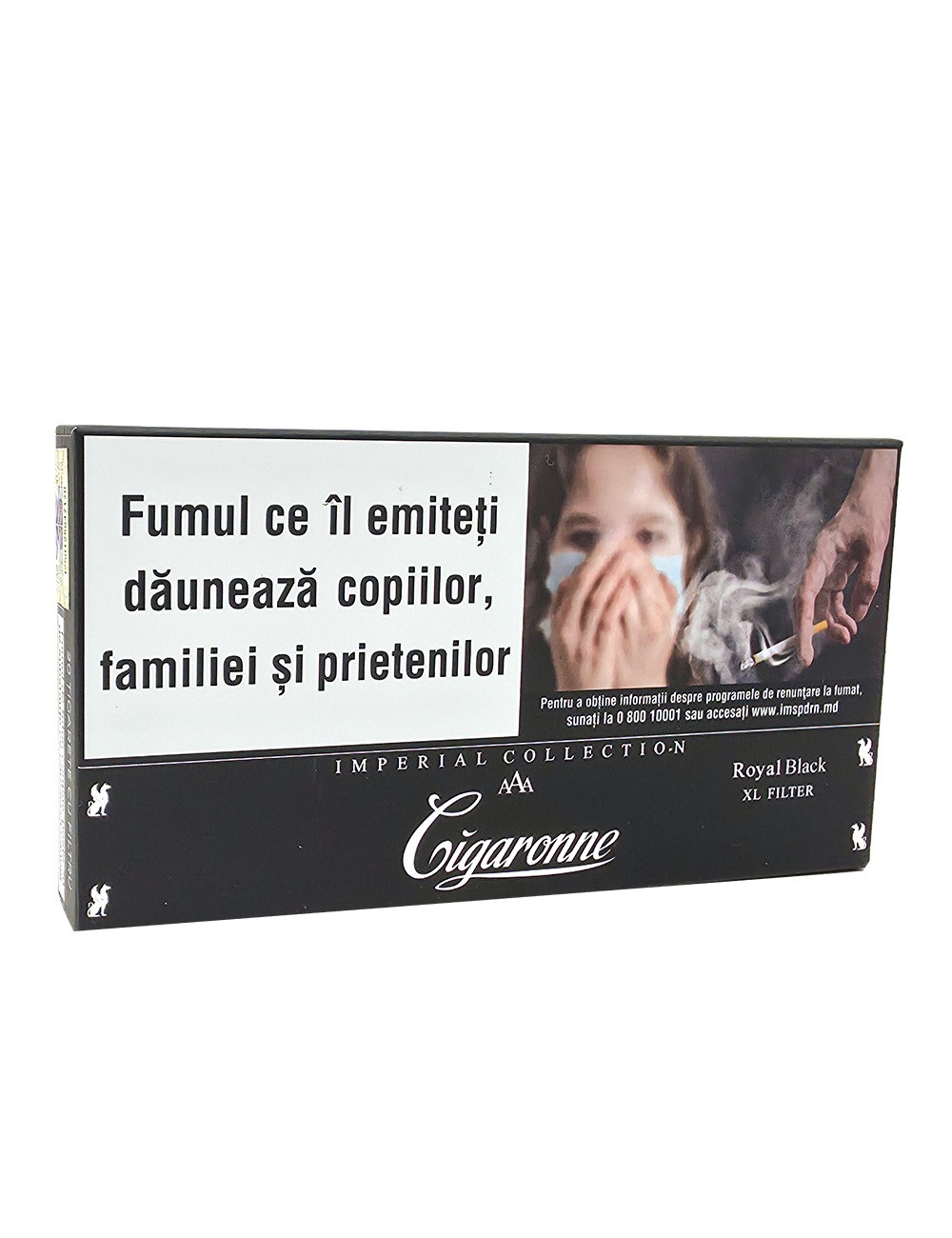 Tigarete Cigaronne Royal Black XL Filter